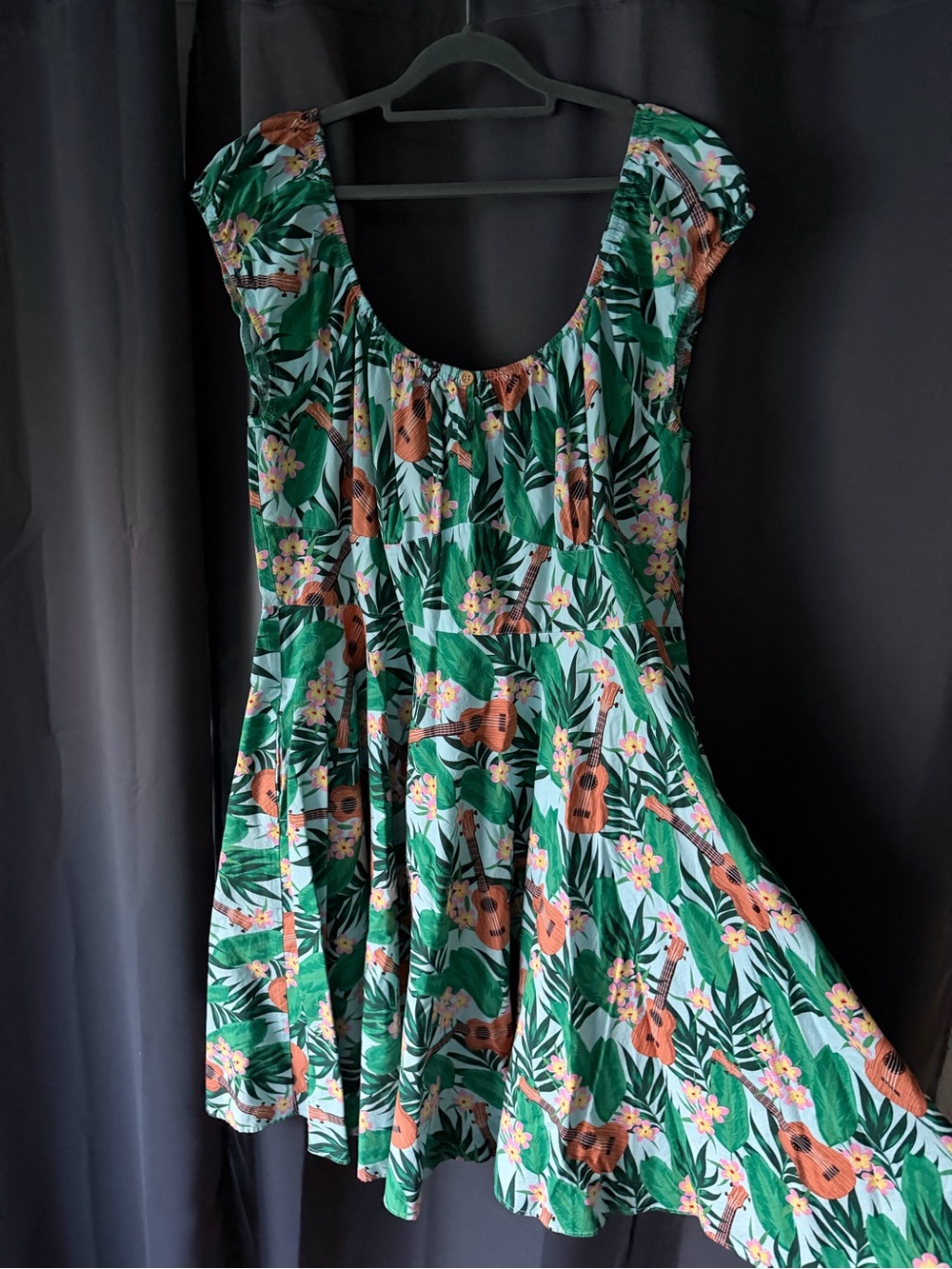 Hell Bunny ukulele midi dress